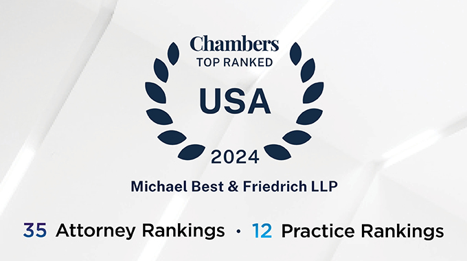 Michael Best Recognized in Chambers USA 2024 Photo